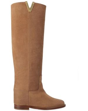 Via Roma 15 Cowboy & Biker Boots - Brown