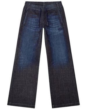 DIESEL Wide Jeans - Azul