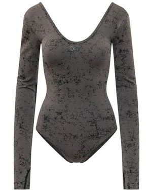 DIESEL Tops ,Grijs ,Nylon Ionna-Utlt Uw Body