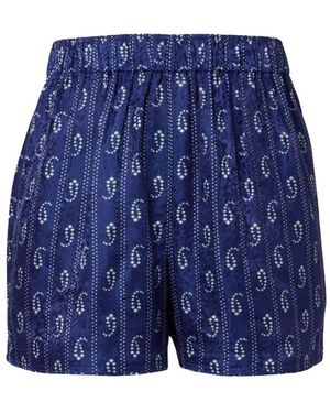 Tory Burch Short Shorts - Azul