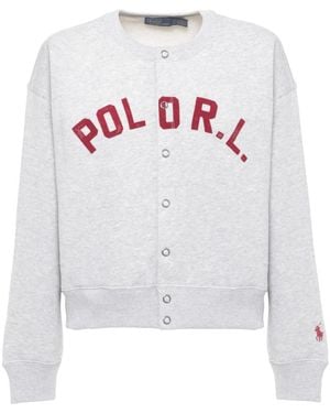 Ralph Lauren Cardigan Sweatshirt - Weiß