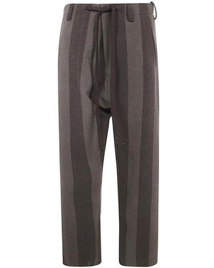 Uma Wang Slim-Fit Trousers - Grijs