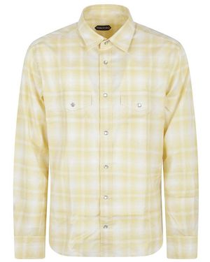 Tom Ford Casual Shirts - Yellow
