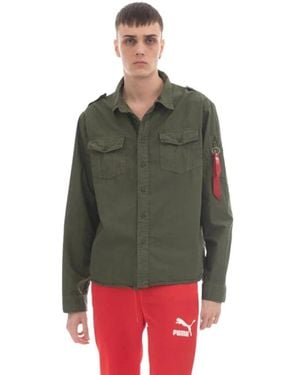 Alpha Industries Casual Shirts - Green