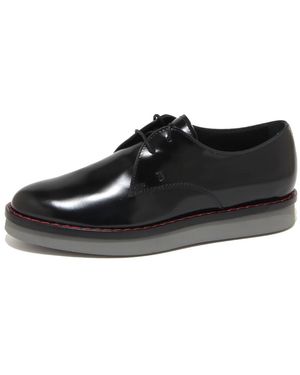 Tod's Gomma Xl Wx Derby Veterschoenen - Zwart