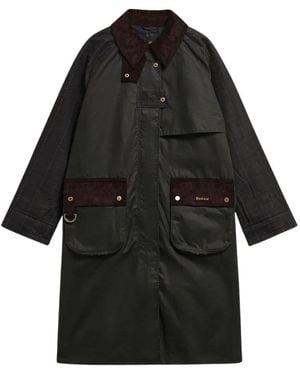 Barbour Single-Breasted Coats - Black