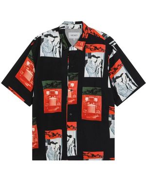 Carhartt Short Sleeve Hemden - Rood
