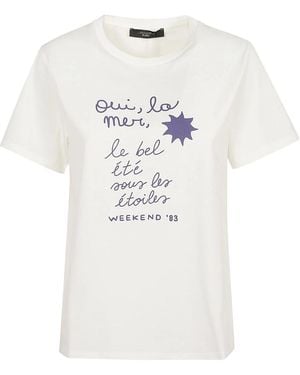 Weekend by Maxmara T-Shirts - White