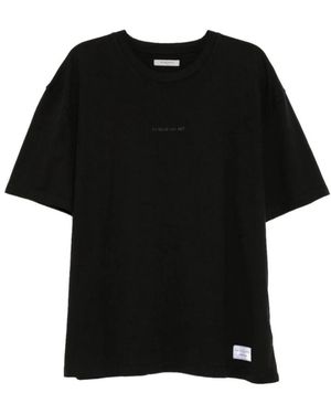 ih nom uh nit Tops ,Zwart ,Katoen Small Silicone Logo T-Shirt
