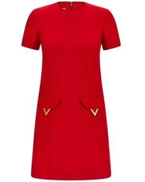 Valentino Short Dresses - Red
