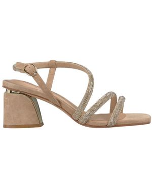 Alma En Pena. High Heel Sandals - Metallic