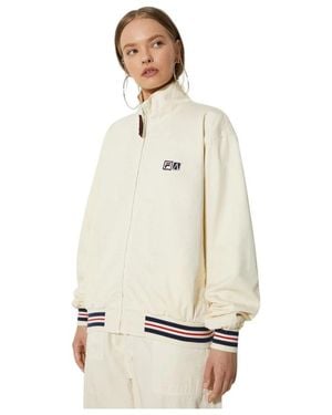 Fila Jassen ,Katoen Aries Track Jacket - Wit