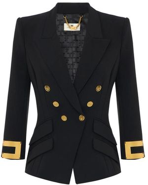 Elisabetta Franchi Blazers - Black