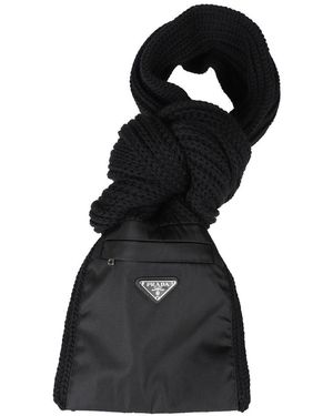 Prada Winter Scarves - Negro