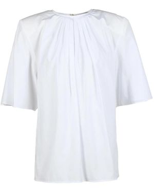 Alexandre Vauthier Baumwollbluse - Weiß