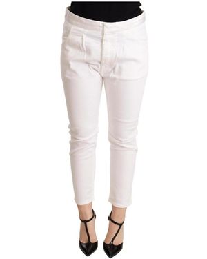 CYCLE Witte Skinny Cropped Broek