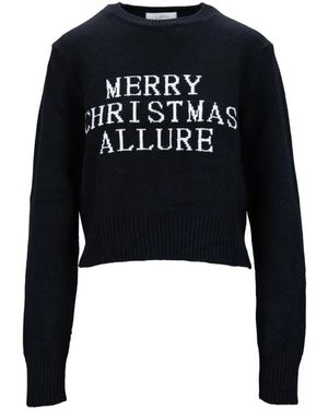 Soallure Round-Neck Knitwear - Negro