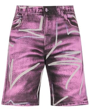 Moschino Denim Shorts - Red