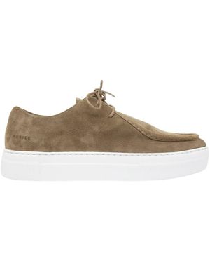 Nubikk Taupe wildleder stylische sneakers - Braun
