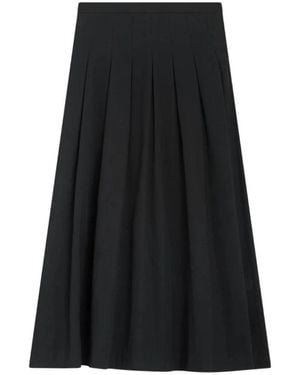 PT Torino Midi Rok - Zwart