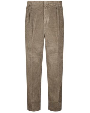 Cellar Door Straight Trousers - Grey