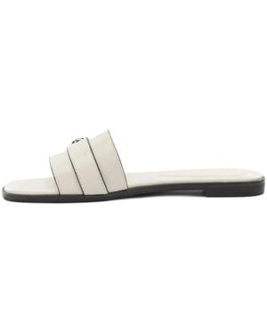 Tory Burch Sliders - White