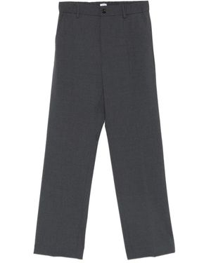Covert Straight Trousers - Gris