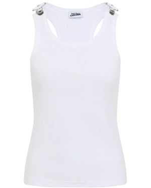 Jean Paul Gaultier Sleeveless Tops - White