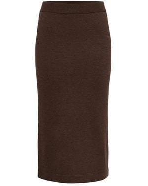 Saint Tropez Midi Skirts - Marrone