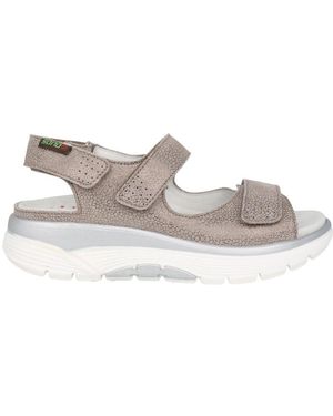 Mephisto Flat Sandals - Gris