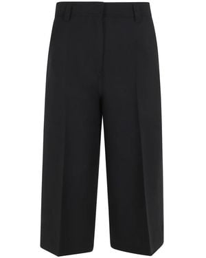 Filippa K Cropped Trousers - Black