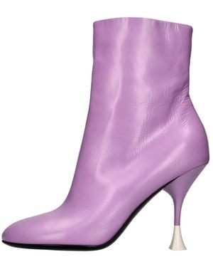 3Juin Heeled Boots - Morado