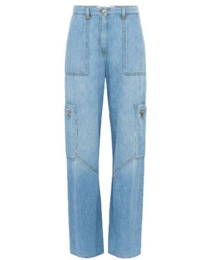 Elisabetta Franchi Loose-Fit Jeans - Bleu