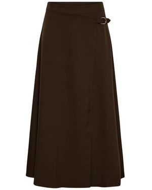 Kaffe Rokken ,Bruin ,Polyester Kaveronia Rok