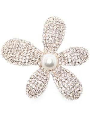 Rosantica Delia Cryst Brooch - Weiß