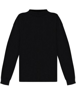 Jil Sander Round-Neck Knitwear - Black