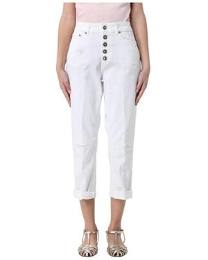 Dondup Cropped Jeans - Bianco