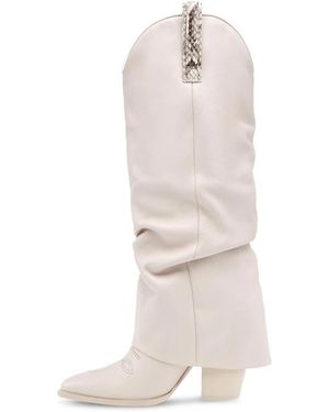 Steve Madden Hoge Laarzen - Naturel