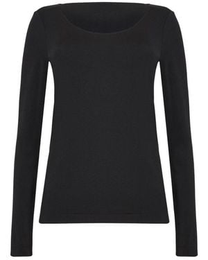Wolford Long Sleeve T-Shirts - Black