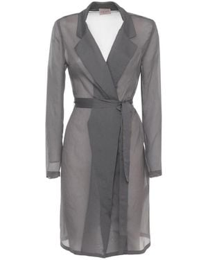 Marella Belted Coats - Grey
