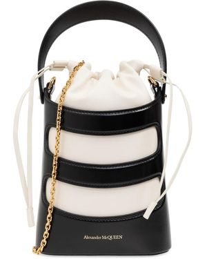 McQueen Bucket Bags - Negro