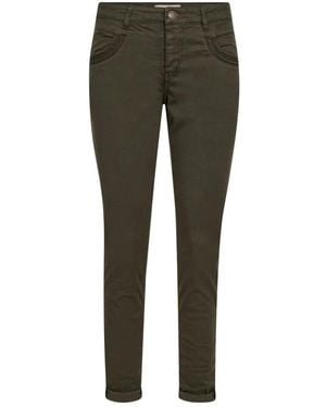 Mos Mosh Slim-Fit Trousers - Verde
