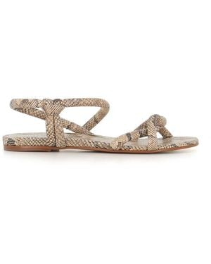 Roberto Del Carlo Schoenen ,Leer Sandal 12107 - Naturel