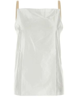 Carven Sleeveless Tops - White