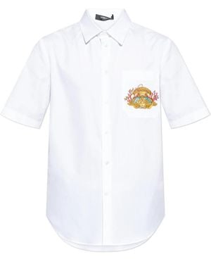Versace Short Sleeve Shirts - Wit