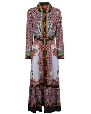 La DoubleJ Long Sleeves San Pietro Dress Placee - Pink
