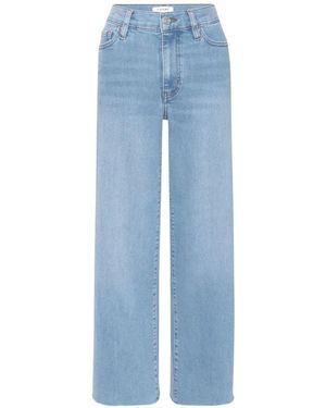 FRAME Le Slim Palazzo Wijde Jeans - Blauw