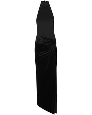 ANDAMANE Kleedjes ,Zwart ,Polyester Jessie Maxi Jurk