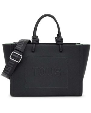 Tous Tassen ,Zwart ,Leer Amaya Shopper