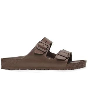 Birkenstock Sliders - Brown